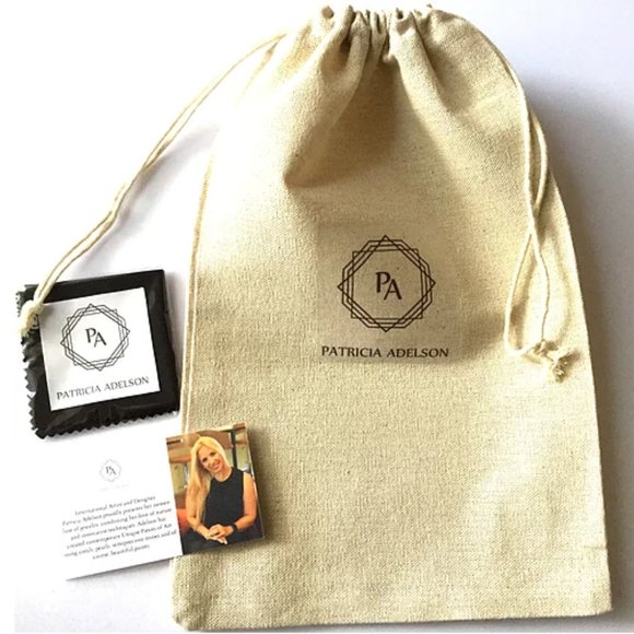 Gold Plated Bangle + Earrings BLUE Agate - Picture 5 of 6